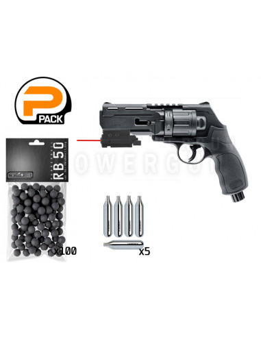 Pack Laser Revolver T4E HDR 50 Co2 11 Joules Umarex