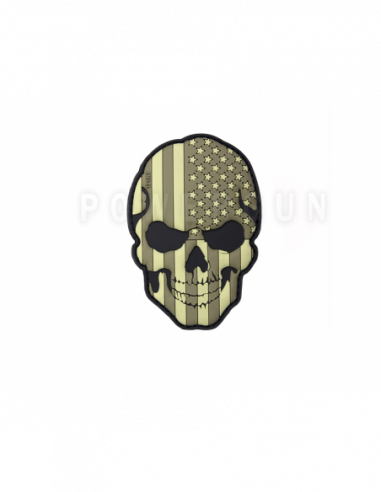 Patch Skull USA subdued