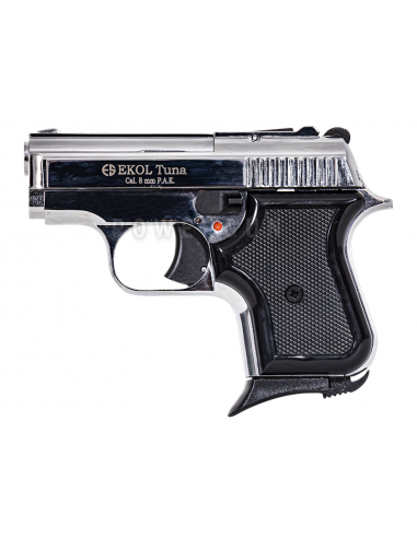 Pistolet D'Alarme TUNA Chromé 8mm Ekol ek0006 powergun
