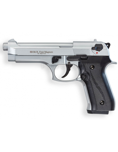 Pistolet D'Alarme Firat Magnum Chromé Ekol ek0004 powergun