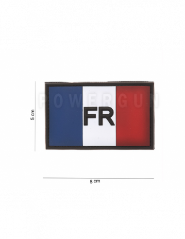patch drapeau français en pvc.