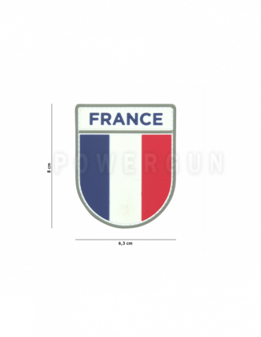 patch en pvc du drapeau francais