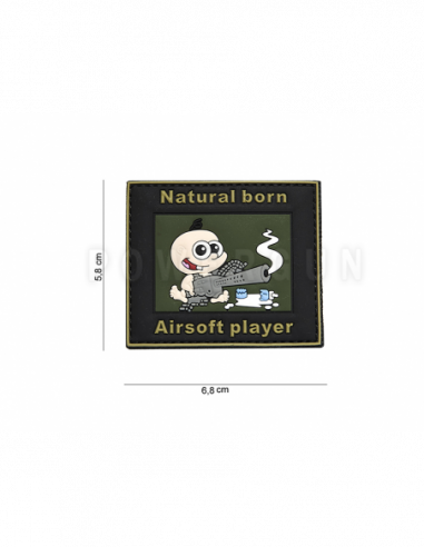 Patch Natural Born Airsoft Player