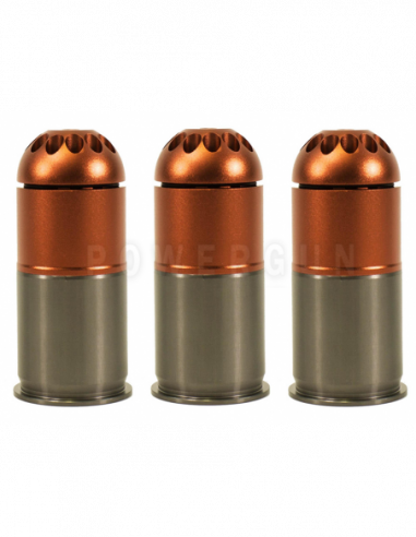 Pack 3 Grenades 40 mm 96 Billes Nuprol