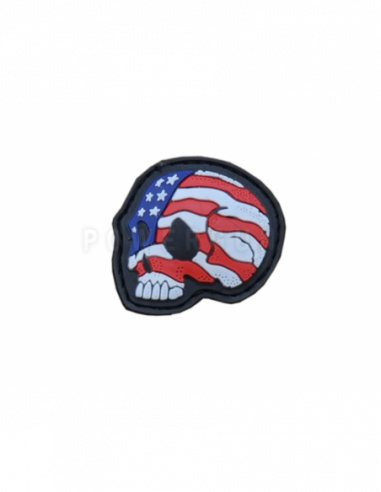 Patch American flag skull